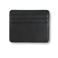 Dompet Kartu Kulit PU Grosir 3 Slot Kartu Dompet Tipis Logo Kustom Massal untuk Toko Ritel