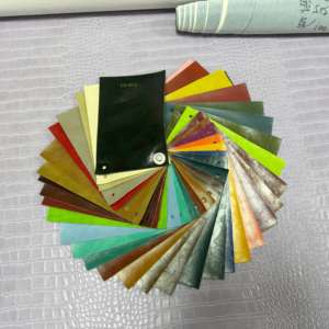 Adhesivo de PVC y PU de cuatro lados, impermeable, ecológico, lámina de cuero de microfibra para modificación del interior del <span class=keywords><strong>coche</strong></span>, para tapicería automotriz. - Product Image 1