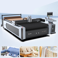 Machine de découpe numérique CNC AOL haute précision pour tissus de canapé monocouche et textiles composites avec couteau rotatif