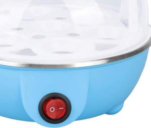 เครื่องทำอาหารขนาดเล็กแบบพกพาสำหรับครัวเรือน เครื่องต้มอัตโนมัติ ทำจากพลาสติก สำหรับต้มและนึ่งไข่ ขายส่ง - Product Image 4