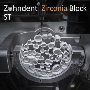 Zahndent Nhà Máy Trực Tiếp Giá 43% Độ Trong mờ 1200mpa Độ <span class=keywords><strong>B</strong></span>ền Uốn St Nha Khoa Zirconia Khối - Product Image 3