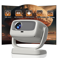 Projecteur intelligent Android 9 4K Home Cinéma Full HD Projecteurs sans fil WIFI Écran miroir Mini portable Extérieur LED Proyector