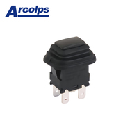 Interrupteur à bouton poussoir marche/arrêt haute performance avec série RL5 16A 250VAC pour usage industriel