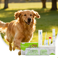 Kit de Prueba Rápida Veterinaria OEM CE CAV II Ag para Adenovirus Canino CAV-2 Ag, Kit de Prueba de Antígeno para Perros para Uso Médico Doméstico