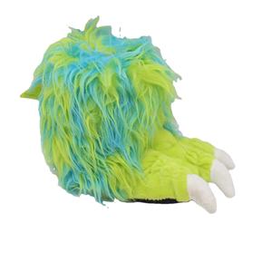 Pantoufles en fourrure moelleuses, colorées, chaussures chaudes <span class=keywords><strong>d</strong></span>'hiver, patte de monstre, personnalisées, bon marché - Product Image 4