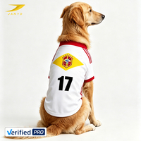 Maillot de football pour chien à manches courtes, léger et fin, pour petits chiens et chatons, vêtements pour animaux de compagnie pour usage intérieur, vente en gros OEM ODM