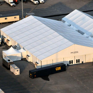 Tente d'activité extérieure en alliage d'aluminium Exposition de voitures Basketball Badminton <span class=keywords><strong>Location</strong></span> de tentes de mariage Stockage Serre industrielle - Product Image 3