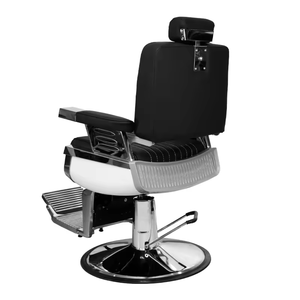 Silla de peluquería de cuero reclinable SW Belmont con función de masaje Silla de peluquero de cuero sintético para salón o uso doméstico - Product Image 5