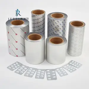JEREL Vietnam Market Foil aluminium bentuk dingin farmasi OPA25/AL45/PVC60 Foil logam komposit 8021