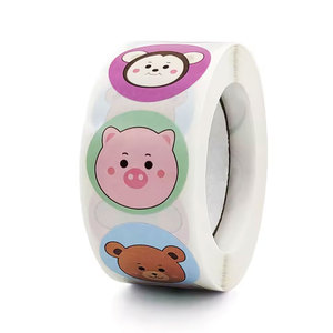 Pegatinas Personalizadas con Logotipo, Lindas Pegatinas con Huellas de Patas de Dibujos Animados, Pegatinas con Etiquetas de Patas de Perro, Gato y Oso para Papelería de Agradecimiento - Product Image 5