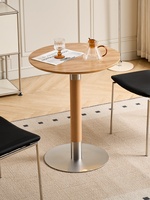Table basse vintage en bambou simple, petite table de réception pour balcon, table de discussion, table carrée pour les magasins de thé au lait, de sucre et d'eau