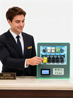 Distributeur automatique intelligent de comptoir, 10 voies, 24h/24, sans surveillance, pour snacks et cigarettes
