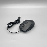 Desain Baru Murah Klasik USB Kabel USB Mouse Optik Mini Tombol 4D 1000dpi PC/Laptop Penggunaan Kedua Tangan M-014F