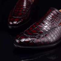 Nouveaux styles mode hommes mocassins chaussures classique pur crocodile turc chaussures hommes jolies zapators fantaisie alligator chaussures formelles hommes