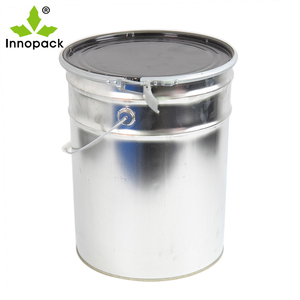 Matériau en fer blanc Support de qualité alimentaire Revêtement intérieur Ventes directes d'usine Seau de peinture de 18 litres avec couvercle - Product Image 6