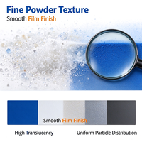 Revêtement en poudre de polyester thermodurcissable haute brillance résistant aux intempéries pour profilés en aluminium, directement de l'usine