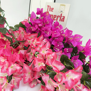 Fábrica de Flores Meiyu, Flores Artificiales de Buganvilla de Seda, Decoraciones Colgantes para Techos de Bodas - Product Image 3