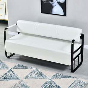 Silla de recepción contemporánea de moda europea, sofá de espera para salón de belleza o sillas de homewaiting para salón - Product Image 6