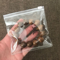 Sacs à bijoux refermables en PVC transparent, pochettes à fermeture éclair transparentes pour boucles d'oreilles, bagues, colliers et accessoires