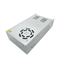 Convertisseur AC 110V-220V DC N-360W-12, alimentation LED à sortie unique, 12V 360W 30A, refroidissement par ventilateur, transformateur IP20