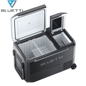 BLUETTI F045D+B70 ตู้เย็นพกพาพลังงานแสงอาทิตย์ 3-in-1 ขนาด 40 ลิตร พร้อมเครื่องทำน้ำแข็ง 9 ลิตร สถานีพลังงาน 140 วัตต์  คุณสมบัติเปลี่ยนแบตเตอรี่ ใช้งานกลางแจ้ง - Product Image 1