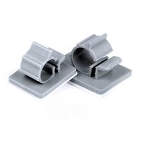 9-10Mm Perekat Nilon Kabel Clamp Disesuaikan Mobil Kabel Pemegang Manajemen Kabel Clamp