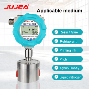 円形ギアフローメーターデジタルディスプレイ4-20mA/パルス/RS485油圧オイル高粘度ステンレス鋼マイクロギアフローセンサー - Product Image 6