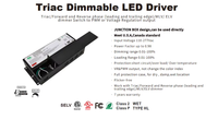 Lutron Compatible Classe 2 Classe P Type HL FCC Garantie 5 ans Alimentation AC 110V 277V à DC 24V Transformateur 150w