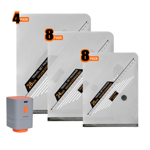 G-20PSC <span class=keywords><strong>Sacchetti</strong></span> Sottovuoto in PE da 70 Micron, Moderni e Multifunzione, per Vestiti, Piumoni, Set da Viaggio, Organizzatore per Valigie, <span class=keywords><strong>Sacchetti</strong></span> Comprimibili per Indumenti - Product Image 1