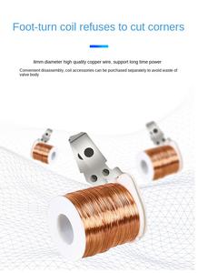 Électrovanne de commande pneumatique à cinq voies à deux positions 4V210-08 4V110-06 <span class=keywords><strong>4V310</strong></span>-<span class=keywords><strong>10</strong></span> 4V410-15 Nouvel état 24V - Product Image 3