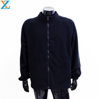 Veste cargo 2 en 1 avec fermeture éclair, doublure en polaire, bandes réfléchissantes, vêtements de travail industriels, uniforme d'usine
