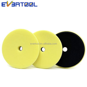 EVERTOOL Tampons de polissage en <span class=keywords><strong>mousse</strong></span> double <span class=keywords><strong>action</strong></span> 100 mm, éponges de lustrage pour voiture, idéales pour le detailing et l'entretien automobile après-vente - Product Image 1