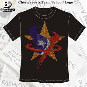 Top Selling Chiefs Lady Iron-On <strong>Rhinestone</strong> Shirts Design Custom Logo <strong>Rhinestone</strong> Sheets for Clothing - Product Image 4