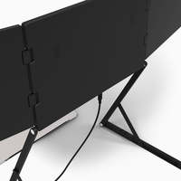 Moniteur portable double 15,6'' IPS FHD 1080P, prise USB C, montage VESA, léger, compatible avec les ordinateurs portables Windows, Mac, Android