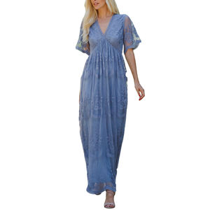 lace overlay maternity dress