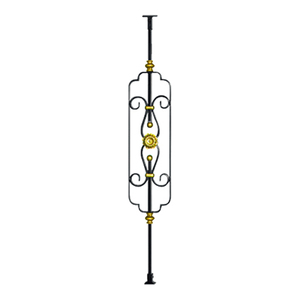 Rambarde — escalier personnalisé en fer forgé pour escaliers, balustrade de luxe en <span class=keywords><strong>métal</strong></span>, en <span class=keywords><strong>bois</strong></span> - Product Image 3
