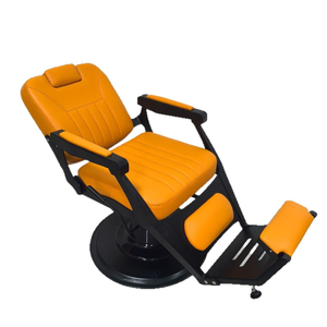 Salon de coiffure moderne et minimaliste avec services de coiffage, coloration et coupe. Les fauteuils de coiffure sont inclinables. - Product Image 2