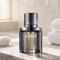 Parfum pour homme Woody Fresh Natural Fragrance avec logo personnalisé, 50 ml EDT, parfum léger longue durée, tendance, moderne, pour un usage quotidien, privé