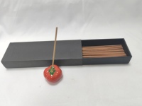 Logo personnalisé Encens Japonais Sans Bambou Sans Fumée Oud Bois De Santal Encens Gingembre Fraise Bois Graine Carton Religieux