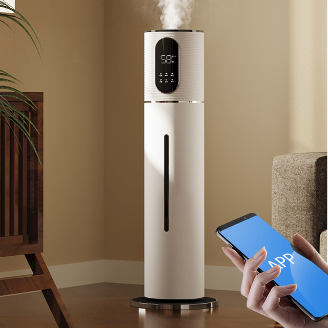 Popular Product Smart Touch Screen Wifi App Control Bedroom Home Indoor Household 28W 8L Air Humidifier for Large Room