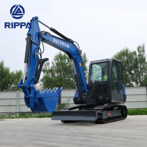Gratis Verzending Rippa 5ton 6ton Graafmachine Epa Motor Kubota Crawler Grondverzetmachine Graafmachine Farm Digger Mini Graafmachines - Product Image 3