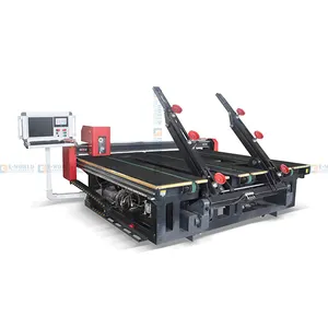 Şekilli kesme/lekeli cam kesme makinesi için düz CNC cam kesme makinesi