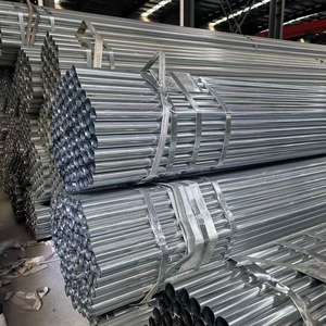 Tuyau en acier galvanisé de haute qualité Astm A36 1,5 pouce Bs1139 En39 48,3 mm 38 mm de diamètre extérieur, tuyau d'échafaudage galvanisé - Product Image 4