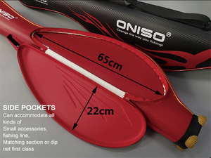 Du Lịch Gấp Cần Câu Cá Trường Hợp ONISO Rock Fishing Pole Công Cụ Túi Lưu Trữ Dụng Cụ Câu Cá Giải Quyết Túi - Product Image 6