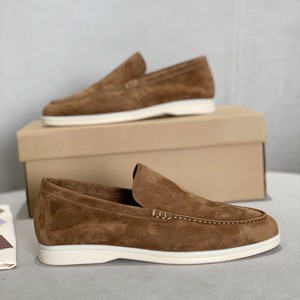 Scarpe da <span class=keywords><strong>uomo</strong></span> Casual da donna in pelle scamosciata con tendine di mucca morbide Sole da Jogging mocassini taglie forti per il commercio estero - Product Image 4