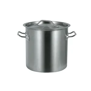 03 Style Stainless Steel Soup Pot with Compound Bottom(12 Liters)