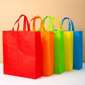 Bolsa de Compras de Tela No Tejida Vibrante de 10 Colores con Logotipos Personalizados, Ideal como Regalo - Product Image 4