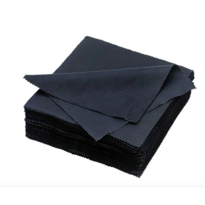 Ensemble de pochettes en tissu microfibre carré réutilisable, doux, à coupe droite, avec logo personnalisé en usine, prix de gros, emballé en carton - Product Image 1