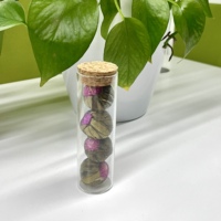 Boules de thé fleuri artisanales à la saveur de jasmin, cadeau de Noël, boules de thé vert aux fleurs
