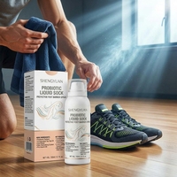 Spray Invisible Anti-Odeur pour Pieds en Gros, à Base de Bio-Postbiotiques Fermentés et d'Huile d'Arbre à Thé, Produit Liquide de Soin des Chaussettes